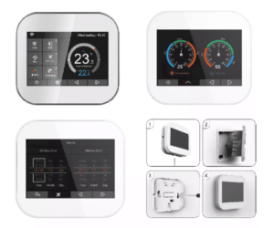 Modbus touch nutikas termostaat – funktsionaalsus