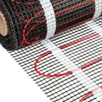 DEVINERA elektrinis grindų šildymo kilimėlis 150 W/m2 iš arti