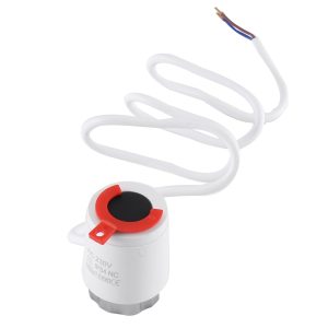 Hauster termoelektriskais izpildmehānisms kolektoriem NC, 230 V, M30X1.5 - no augšas