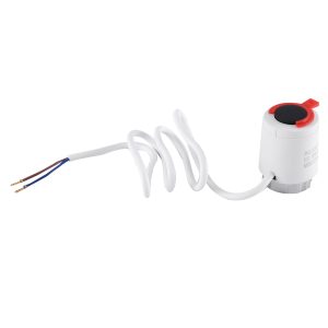 Hauster termoelektriskais izpildmehānisms kolektoriem NC, 230 V, M30X1.5 - ar strāvas kabeli