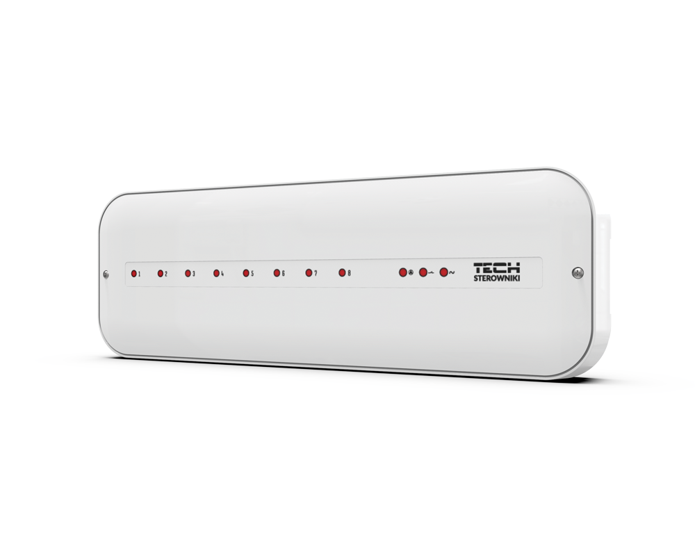 Vadu apsildāmās grīdas vadības panelis Tech EU-L-5s, leņķveida