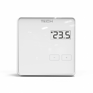 Ūdens apsildāmās grīdas termostats Tech EU-294V1, balts