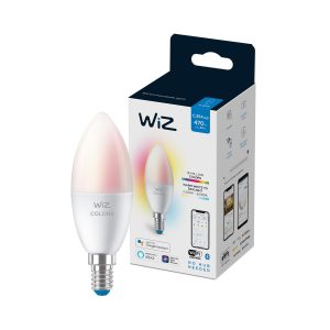 WiZ viedā spuldze WI-FI BLE 40W C37 E14