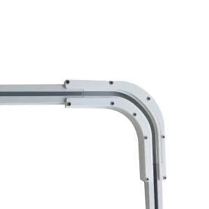 Electric curtain rail connector 90° - complete