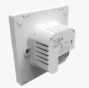 Thermostat for electric underfloor heating E450, white - rear part