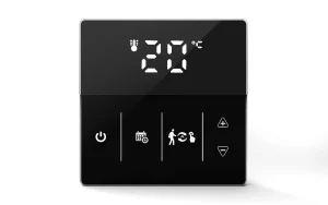 Termostats elektriskajai grīdas apsildei E450, melns